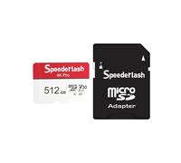 Speederlash 512GB Micro SDXC Memory Card, 4K Pro TF Card with Adapter, Up to 160MB/s Read Speed