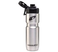 Speedfil Insulated Bicycle Water Bottle (Silver, 621ml) | Stainless Steel Bike & Sport Flask| Triathlon Cycling Accessories