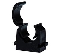 "Speedfit" Pipe Clamp Pipe Holder Pipe Clip Wall Mount Pipe Attachment Hose Clamp Various Sizes and Colours 15-54 mm (Black, 22 mm)