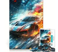 Speeding Through Space 1000 Pieces Jigsaw Puzzles for Teenagers Recall Upgrade Relaxing Fun Clear Cut Seasonal Gift 38x52cm