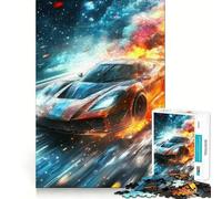Speeding Through Space Jigsaws 1000 Pieces for Adults Mind Exercise Toy Stress Relief Design Assembly Elegant Gift 50x75cm