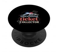 Speeding Ticket Collector Driver Highway Fast Humor PopSockets Adhesive PopGrip