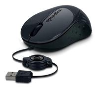 Speedlink BEENIE Wired USB Mobile Mouse - 3 Buttons - 1200 DPI, Black