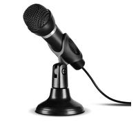 Speedlink CAPO USB Desktop Handheld Microphone Stand, Black PC Mic