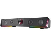Speedlink Gravity RGB Stereo Soundbar - Speaker with Bluetooth Connection for Smartphone/Tablet - RGB Lighting - Headphone and Microphone Jack - Black