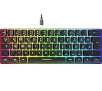 Speedlink LETOS - small RGB gaming keyboard 60%, wired, detachable USB-C cable, backlit, German layout QWERTZ, black