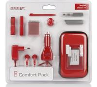 Speedlink Pack Red Hard-Case Headphones Charger Pen for Nintendo DS Lite