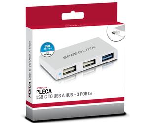 Speedlink Plea USB-C to USB-A USB Hub Adapter 3-Port 3.0 / 2.0 Type C Converter