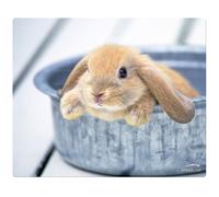 Speedlink Silk Mousepad Rabbit Motif Baby Bunny Flat 1.5mm Pad