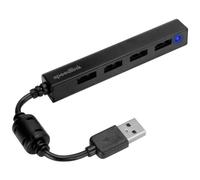 Speedlink INT-SL-140000-BK Snappy Slim USB Hub - Passieve 4-poorts hub met USB 2