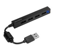 Speedlink SNAPPY SLIM USB Hub, 4-Port, USB 2.0, Passive, Black