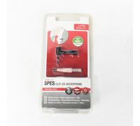 SpeedLink SPES LAVALIER 3.5MM AUX JACK CLIP-ON MICROPHONE MIC SL-8691-SBK-01