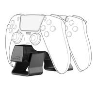 Speedlink TWINDOCK USB Charger - PS5 controller charging station, up to two original PS5 controllers simultaneously, fast charging function, DualSense and DualSense Edge compatible, black