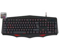 Speedlink USB LED Gaming Keyboard Fin Finland Finnish Qwerty Keyboard-Layout