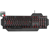 Speedlink RAPAX USB Gaming Keyboard LED Italy It Ita Qwerty Keyboard-Layout