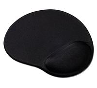 Speedlink Vellu Ergonomic Gel Mousepad With Wristlet SL-6211-SBK-01, Ergonomic Design, Extremely Soft Covering, Non-Slip Underside, Smooth Mouse Movement, Black