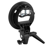 Speedlite Bracket for Godox V850 V860III TT685 Flash, S Type Bracket Bowens Mount Flash Holder, Camera Flash Bracket for Godox