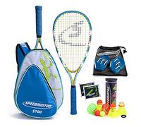 Speedminton S700 Set Speedminton S700 Set - Original Speed Badminton/ Crossminton All-round Set That Includes 2 Rackets, 5 Speeder Tube, Easy Court, Bag - blue, one size fit all