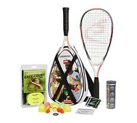 Speedminton® S900 Set - Original Speed Badminton/crossminton Professional Set with 2 Carbon Rackets incl. 5 Speeder®, Playing Field, Bag