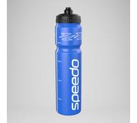 Speedo 1 Litre Water Bottle | Ergonomic Design, Bondi Blue/White, One Size