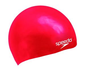 Speedo 8709900004 JUNIOR MOULDED SWIM CAP Size: One Size, Colour: Red
