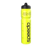 Speedo 1 Litre Water Bottle | Ergonomic Design, Bondi Blue/White, One Size