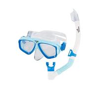 Speedo Adult Unisex Adventure Dive Set Dive Sets, Cool Blue/Clear, 1Sz