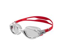 Speedo Adult Unisex Biofuse 2.0 Swimming Goggles Swimming Goggles, Fed Red/Silver/Clr, One Size