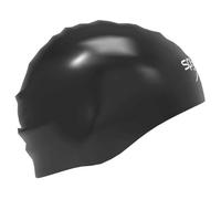 Speedo Adult Unisex Hiro Swim Caps, Black, M