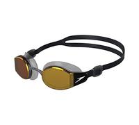 Speedo Adult Unisex Mariner Pro Mirrored Swimming Goggles, Black/Orange, One Size