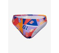 Speedo Allover Digital Brief Graphic Swim Shorts Lilac Orange Pink - 36