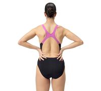 Speedo Allover Digital Recordbreaker Swimsuit Multicolor UK 36 Woman