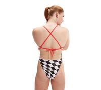 Speedo Allover Digital Tie-back Swimsuit