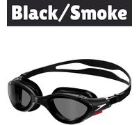 Speedo Adult Unisex Biofuse 2.0 Swimming Goggles Swimming Goggles, Black/White/Smoke, One Size