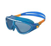 Speedo Junior Biofuse Rift Swimming Goggles, Swimming Mask, Anti-Fog, Easy Adjustment, Anti-Leak, Blue/Orange, One Size