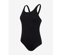 Speedo BoomStar Allover Muscleback Swimsuit Black Women - 32