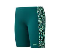 Speedo Boys Digital Panel Jammer Swim Trunks Swimmers Green Size 7-8 Years