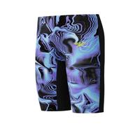 Speedo Boys Fastskin Junior Endurance+ Max High Waisted Jammer Swim Trunks Swimmers Blue Purple Size 11-12 Years