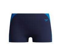 Speedo Boy's Hyperboom Splice Jamer Swiming Trunks | Chlorine Resistant | Quick Drying | Stretch Fabric | Comfort Fit, Lagoon Blue/Celeste, 13-1413-14