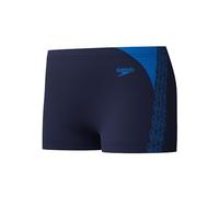 Speedo Boys Hyperboom Splice Jammer Swimming Trunks | Chlorine Resistant | Quick Drying | Stretch Fabric | Comfort Fit, Lagoon Blue/Celeste, 9-10