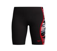 Speedo Boy's Hyperboom Splice Swim Jammer, Black, 12
