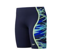 Speedo Boy's Hyperboom Splice Swim Jammer, Navy Blue, 14