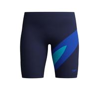 Speedo Boy's Hyperboom Swim Jammer, Navy Blue, 16