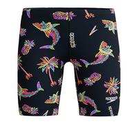 Speedo Boys Jammer Begin to Swim Solid Swim Briefs, Luau Shark, 12