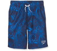 Speedo Boys Marvel Avengers 17" Watershort - Avengers Neon Blue/Lava Red, 2XL