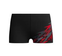 Speedo Boy's Medley Logo Aquashort, Black, 11-12 Years