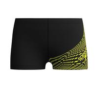 Speedo Boy's Medley Logo Aquashort | Stretch Fabric | Holiday Or Training | Athletic Design | Technical Fabric, Hyper Yelow, 15-1615-16