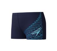 Speedo Boys Medley Logo Aquashort Swim Trunks Swimmers Blue Size 9-10 Years