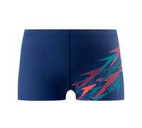 Speedo Boys Medley Logo Aquashort Swimmers Blue Size 7-8 Years