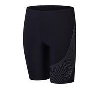 Speedo Boys Medley Logo Jammer Size: 7-8 years, Colour: Black/Grey